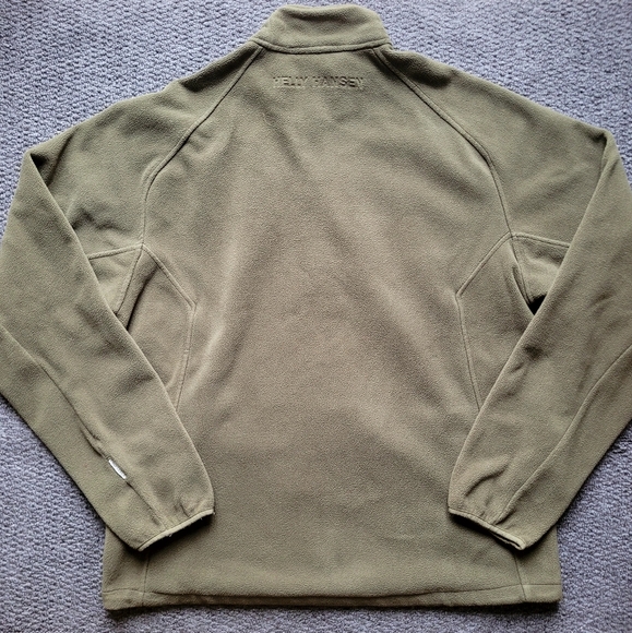 Helly hansen men's zip up fleece size XL sweater sweatshirt green long sleeve - Picture 2 of 14
